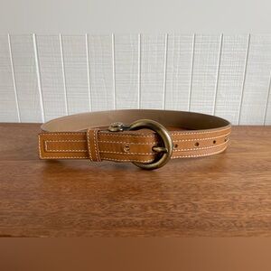 Vintage Burberry Leather Belt made in Italy